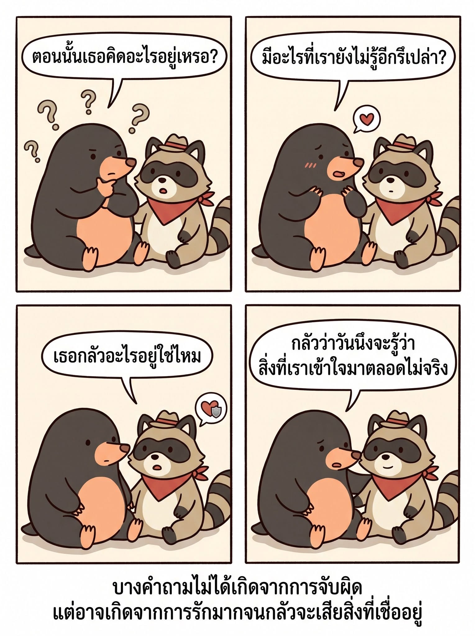 การที่ใครสักคนถามเรื่องอดีตของแฟนเยอะ ๆ — page 1