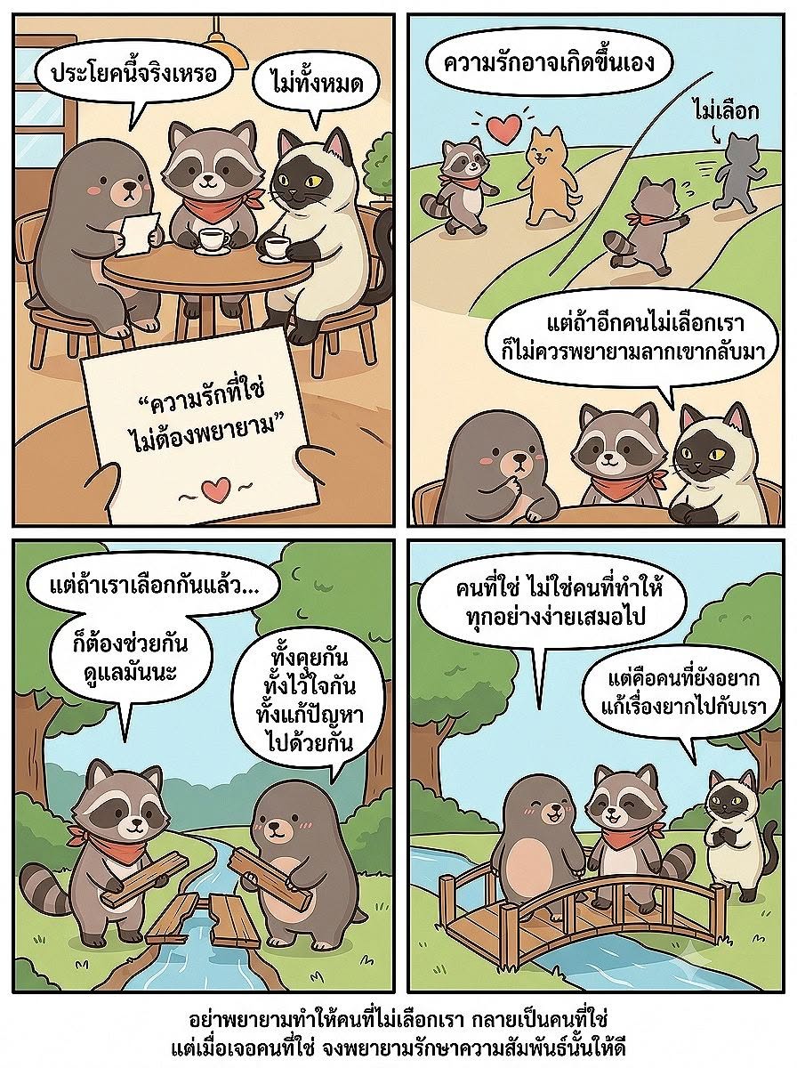 ถ้าเป็นความรักที่ใช่ เราไม่ต้องพยายาม — page 1