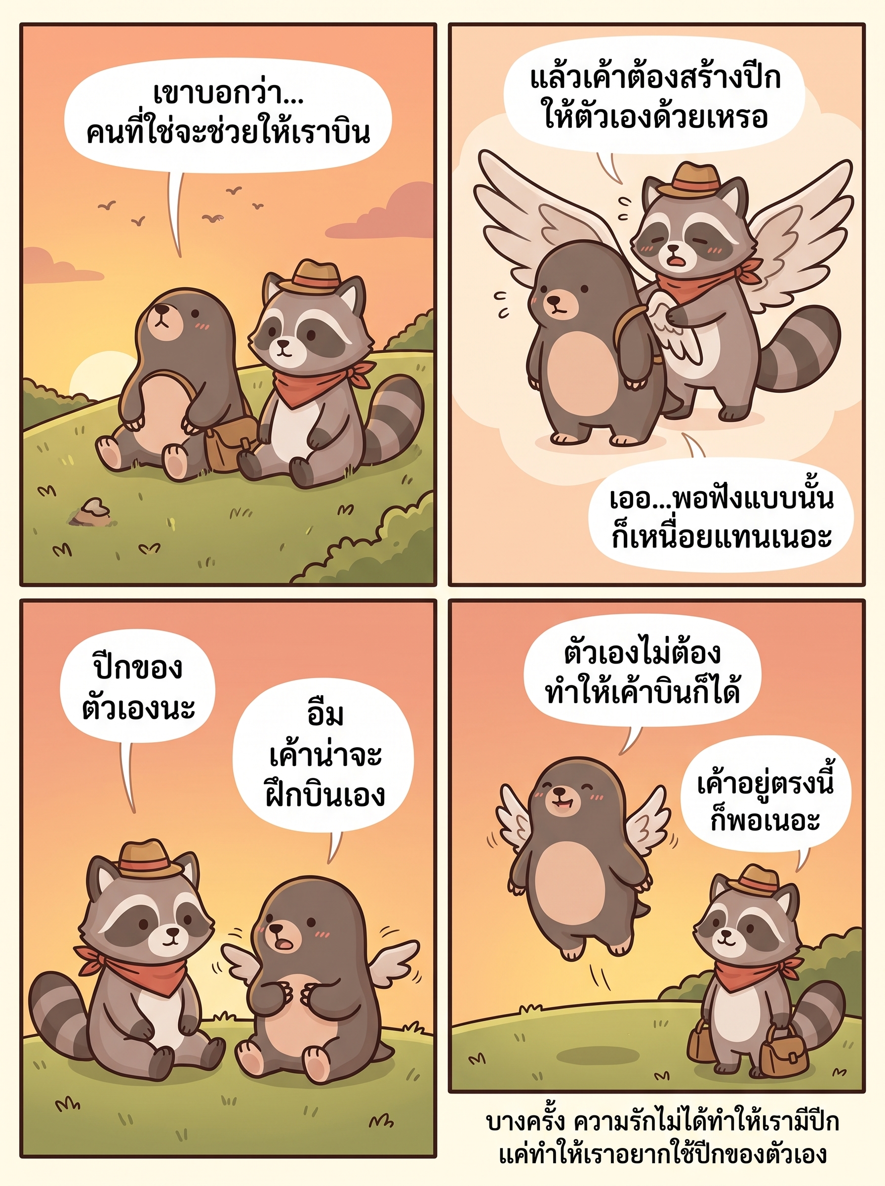 คนที่ใช่จะช่วยให้เราโบยบิน ไม่ใช่ทำลายปีกของเรา — page 1