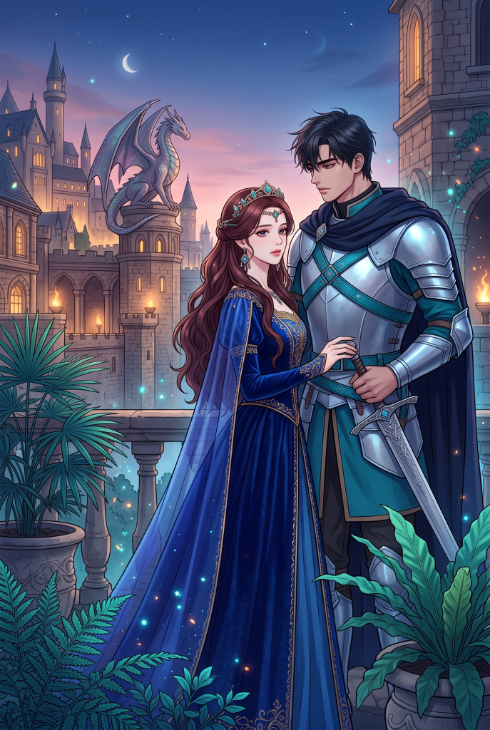 "พันธนาการดาบและมงกุฎแห่งราตรี" (The Knight's Vow Under Twilight Skies)