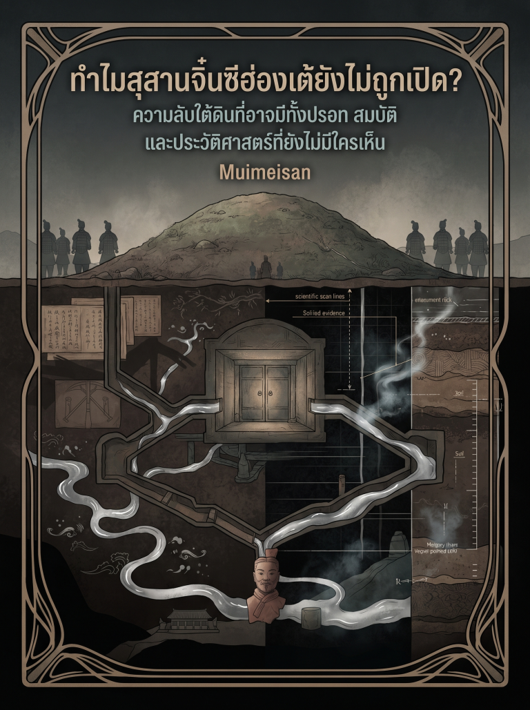 สุสานจิ๋นซีฮ่องเต้เป็นหนึ่งในเรื่องลึกลับทางโบราณคดีที่น่าสนใจมาก