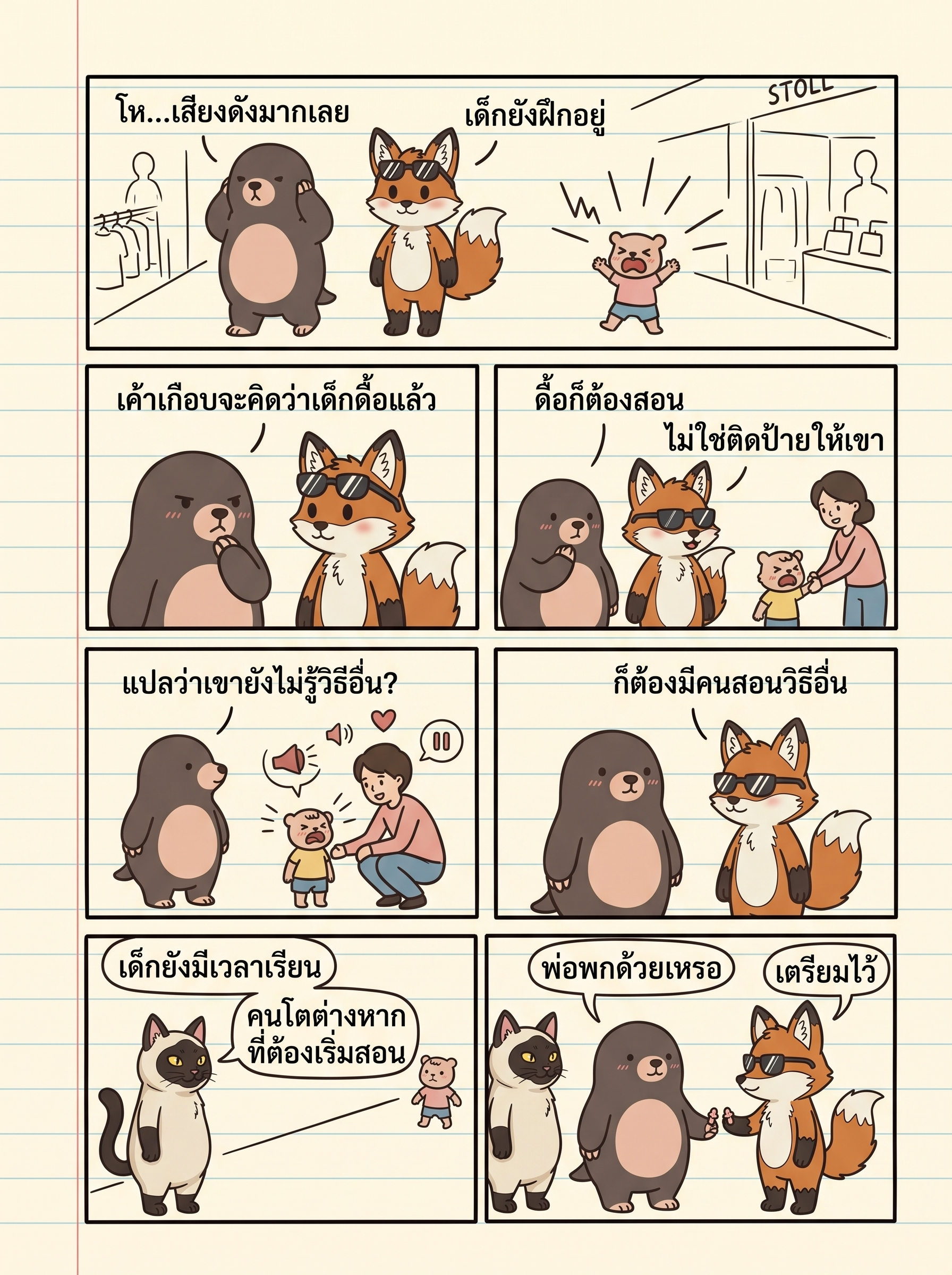 เด็กกรี๊ดในที่สาธารณะ บางทีคนที่ควรถูกมองก่อนอาจไม่ใช่เด็ก — page 1